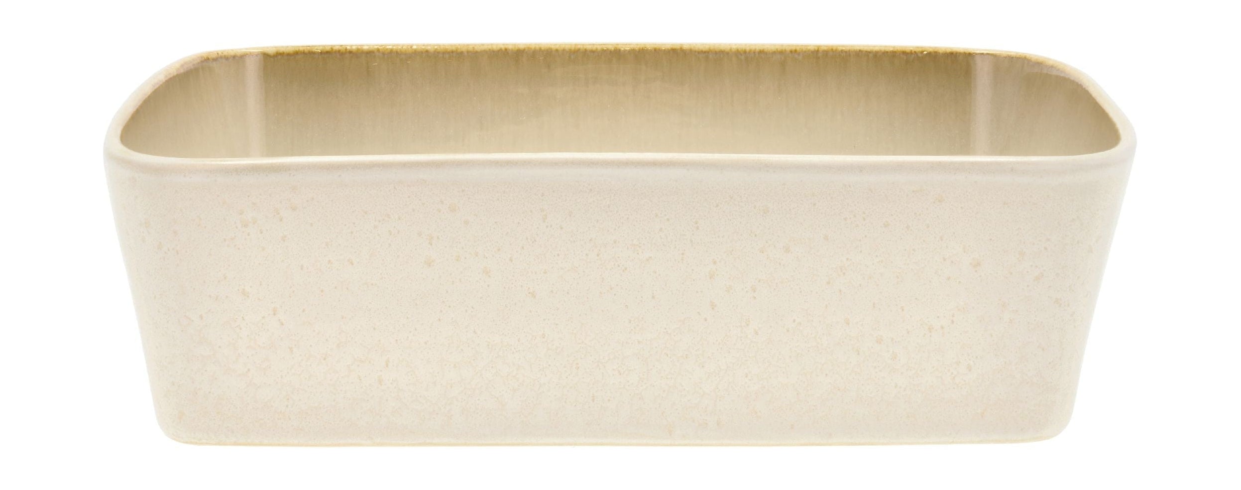 Bitz Dish Rectangular 28 X 21 X 8 Cm, Cream/Cream