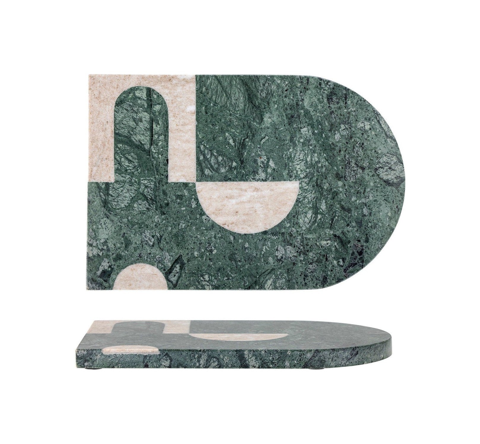 Bloomingville Abrianna Cutting Board, Green, Marble