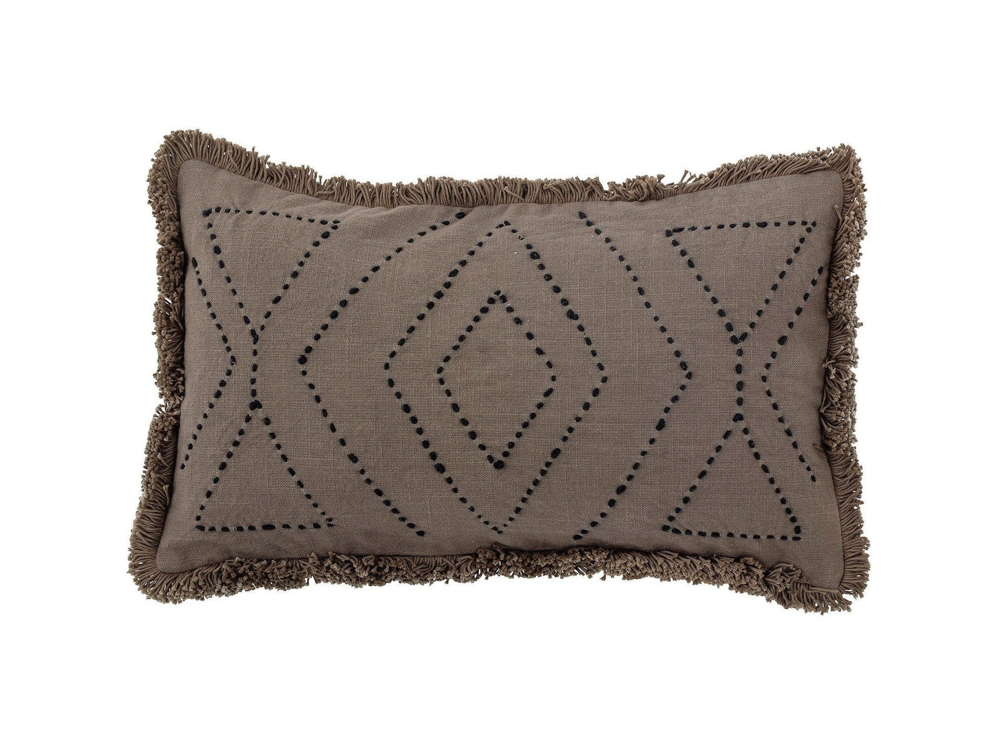 Bloomingville Baloo Cushion, Brown, Cotton