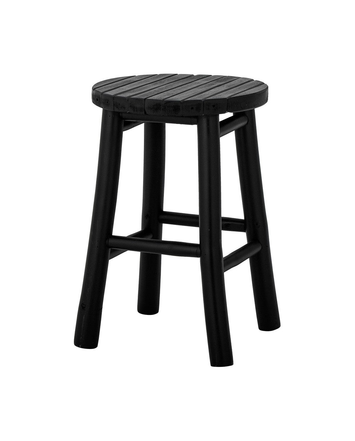 Bloomingville Bilbo Stool, Black, Bamboo