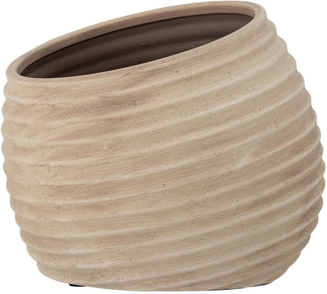 [product_category]-Bloomingville Cimmy Deco Flowerpot, Brown, Terracotta-Bloomingville-5711173303847-82057599-BLO-1