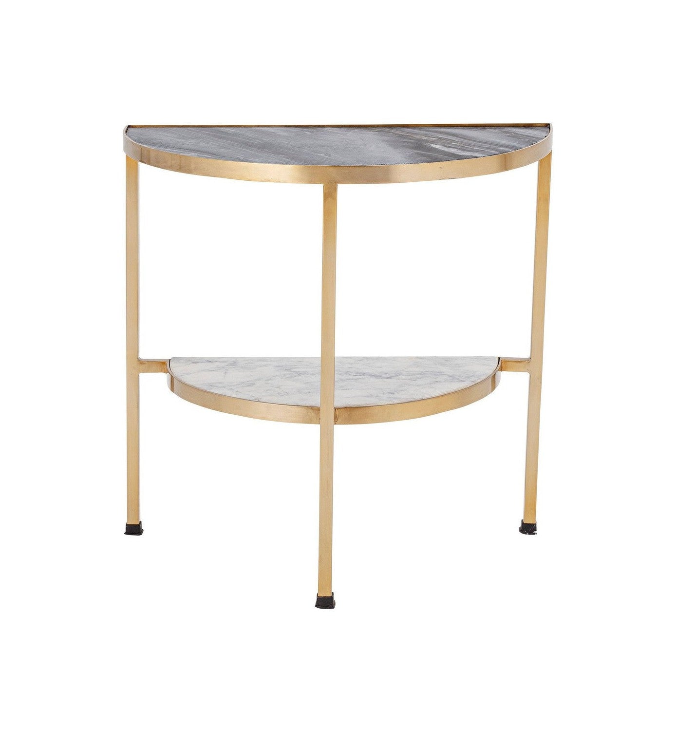 Bloomingville Clint Side Table, Grey, Marble