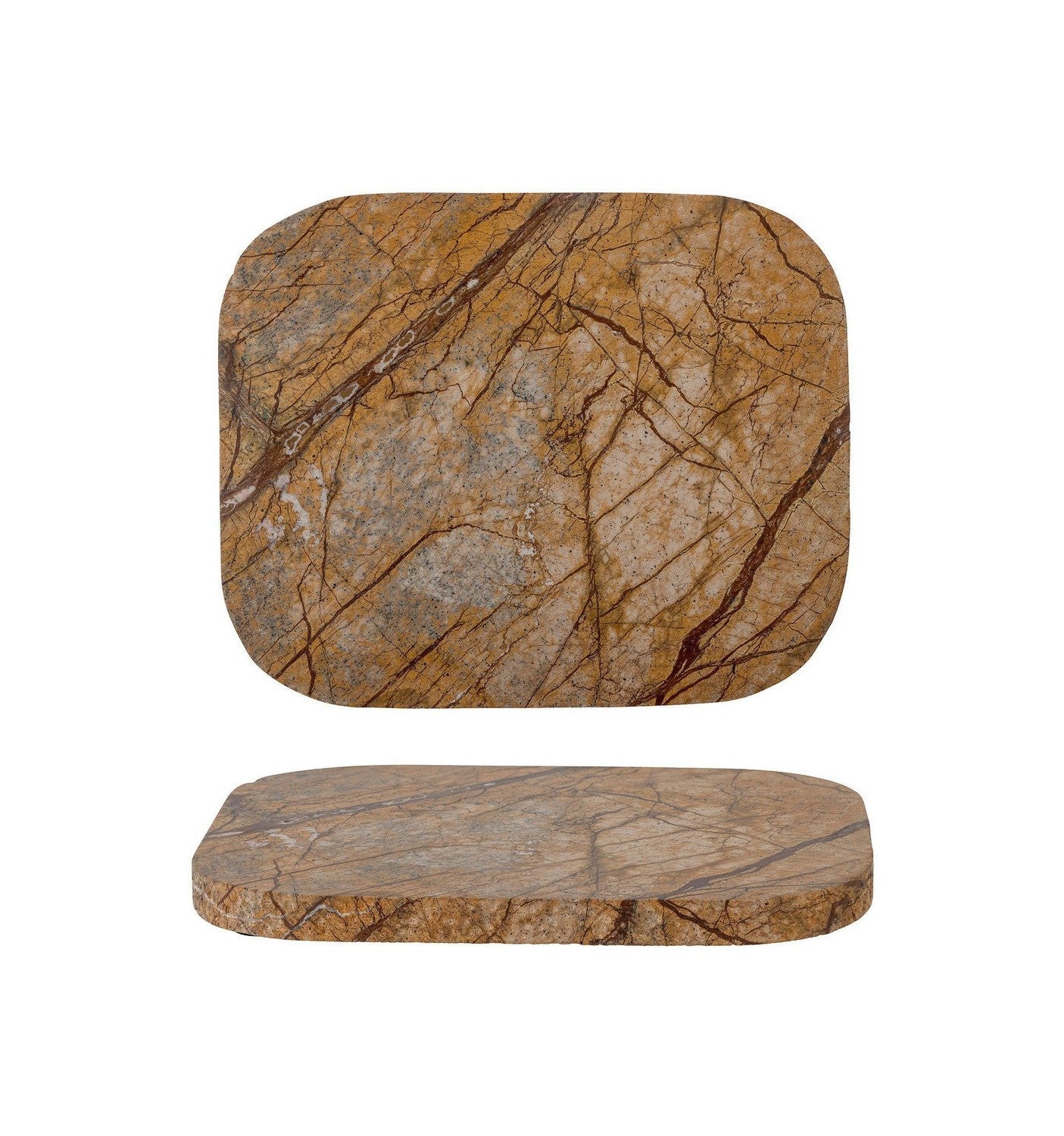 Bloomingville Deborah Serving Board, Brown, Marble