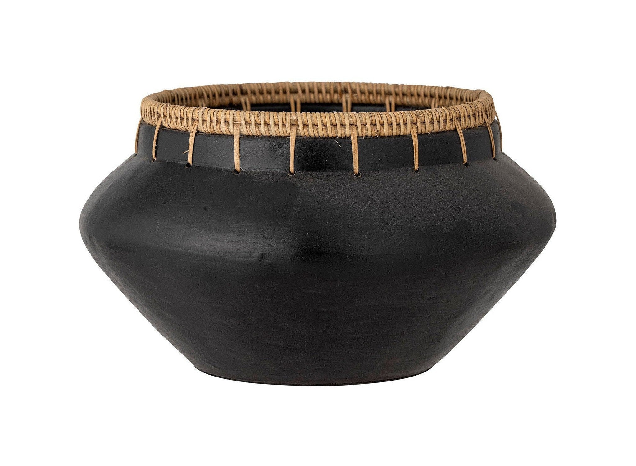 Bloomingville Dixon Deco Bowl, Black, Terracotta