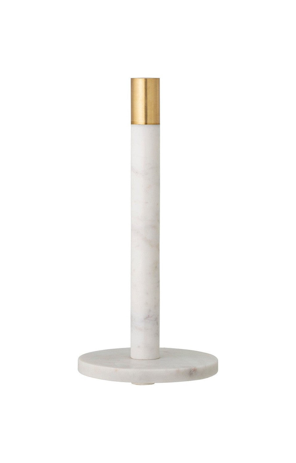 Bloomingville Emira Kitchen Paper Stand, White, Marble