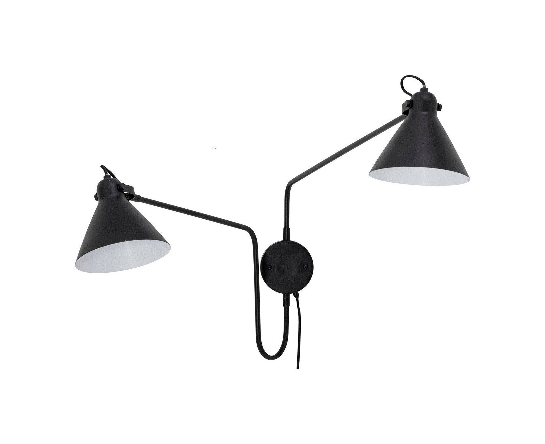 Bloomingville Felicity Wall Lamp, Black, Metal