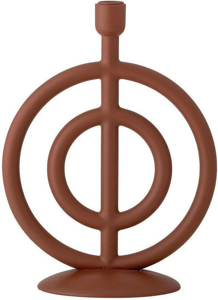 [product_category]-Bloomingville Flikka Candle Holder, Brown, Polyresin-Bloomingville-5711173282739-82053015-BLO-1