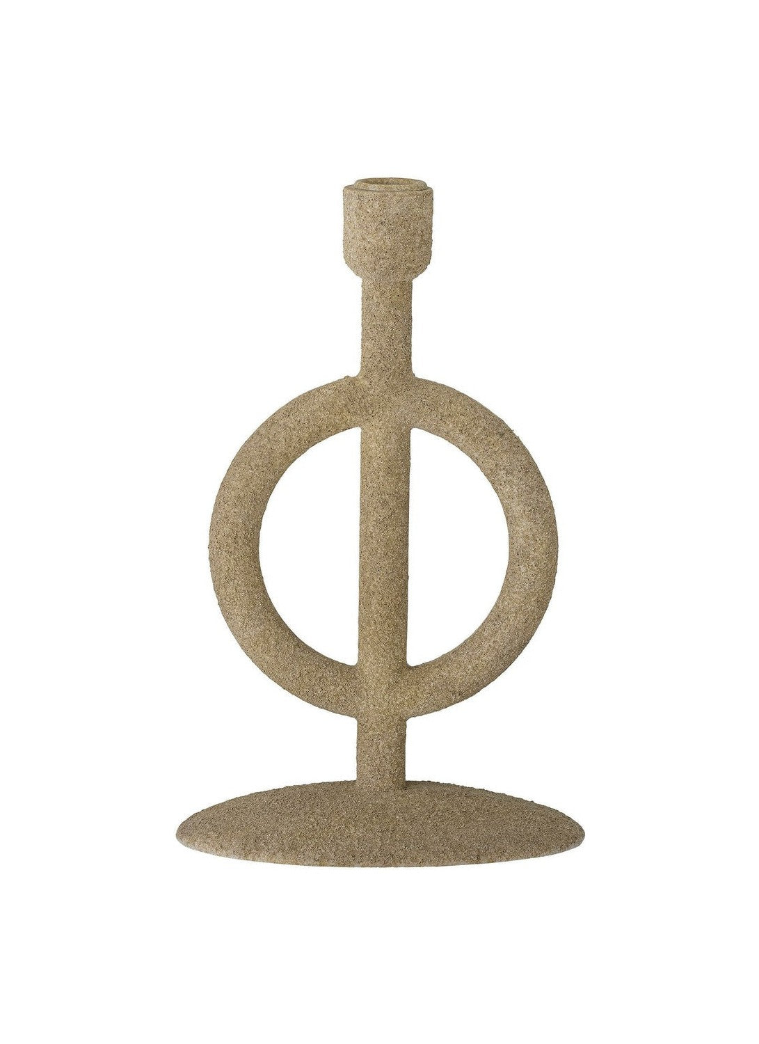 Bloomingville Flikka Candle Holder, Nature, Polyresin