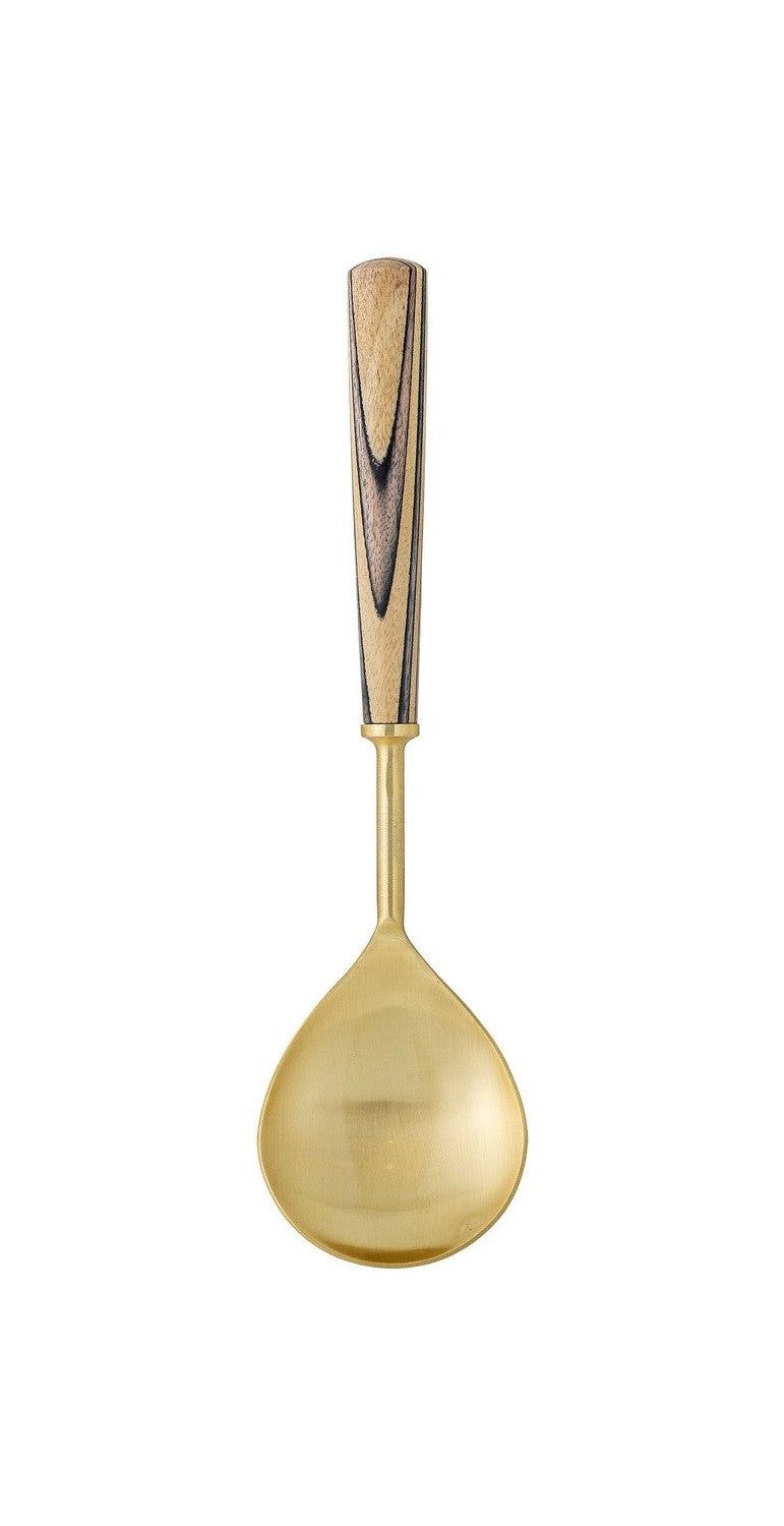 Bloomingville Fumio Salad Servers, Gold, Stainless Steel