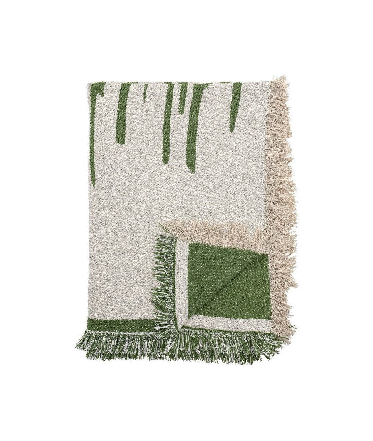 [product_category]-Bloomingville Haxby Throw, Green, Recycled Cotton-Bloomingville-5711173322664-82062026-BLO-1