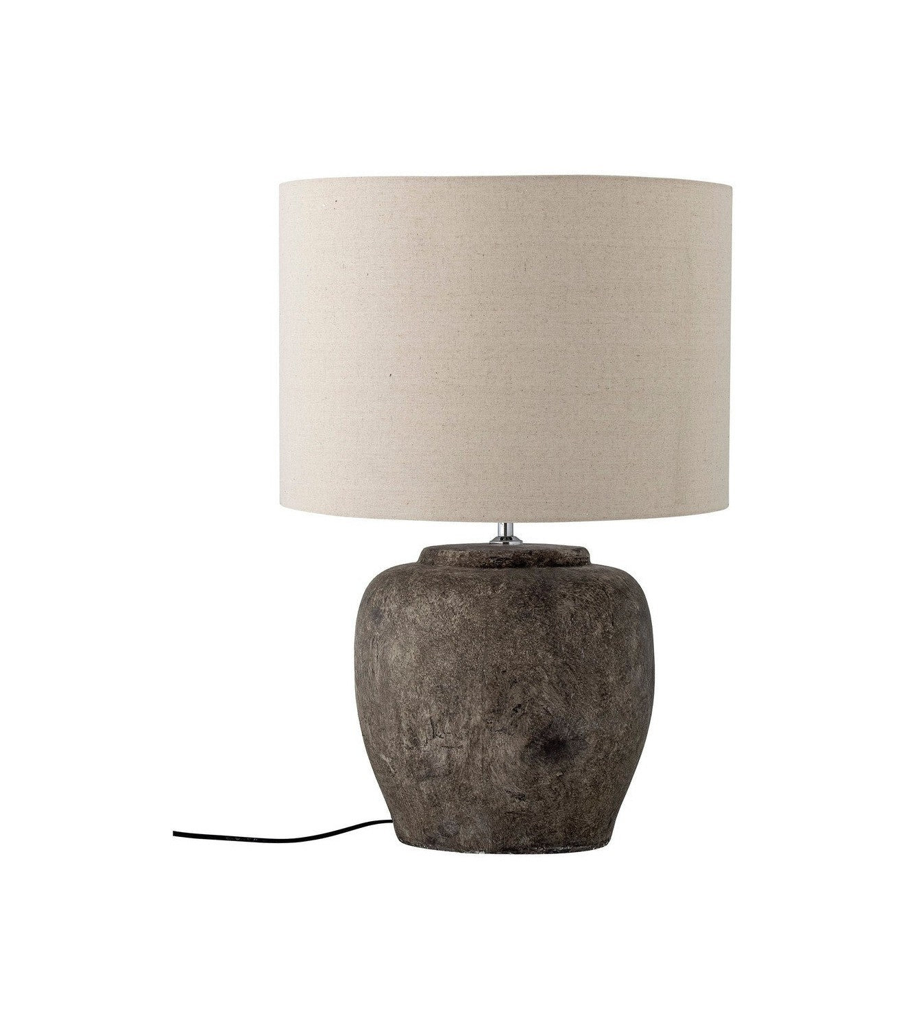 Bloomingville Isabelle Table lamp, Grey, Stoneware