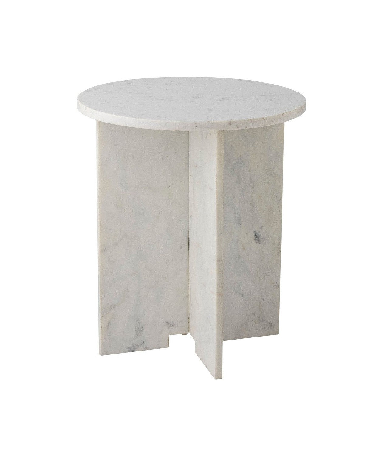 Bloomingville Jasmia Side Table, White, Marble