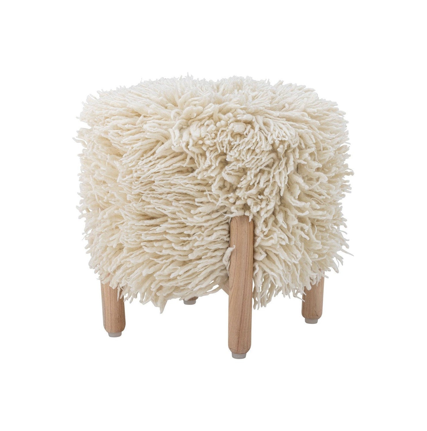 Bloomingville Lomba Stool, Nature, Wool