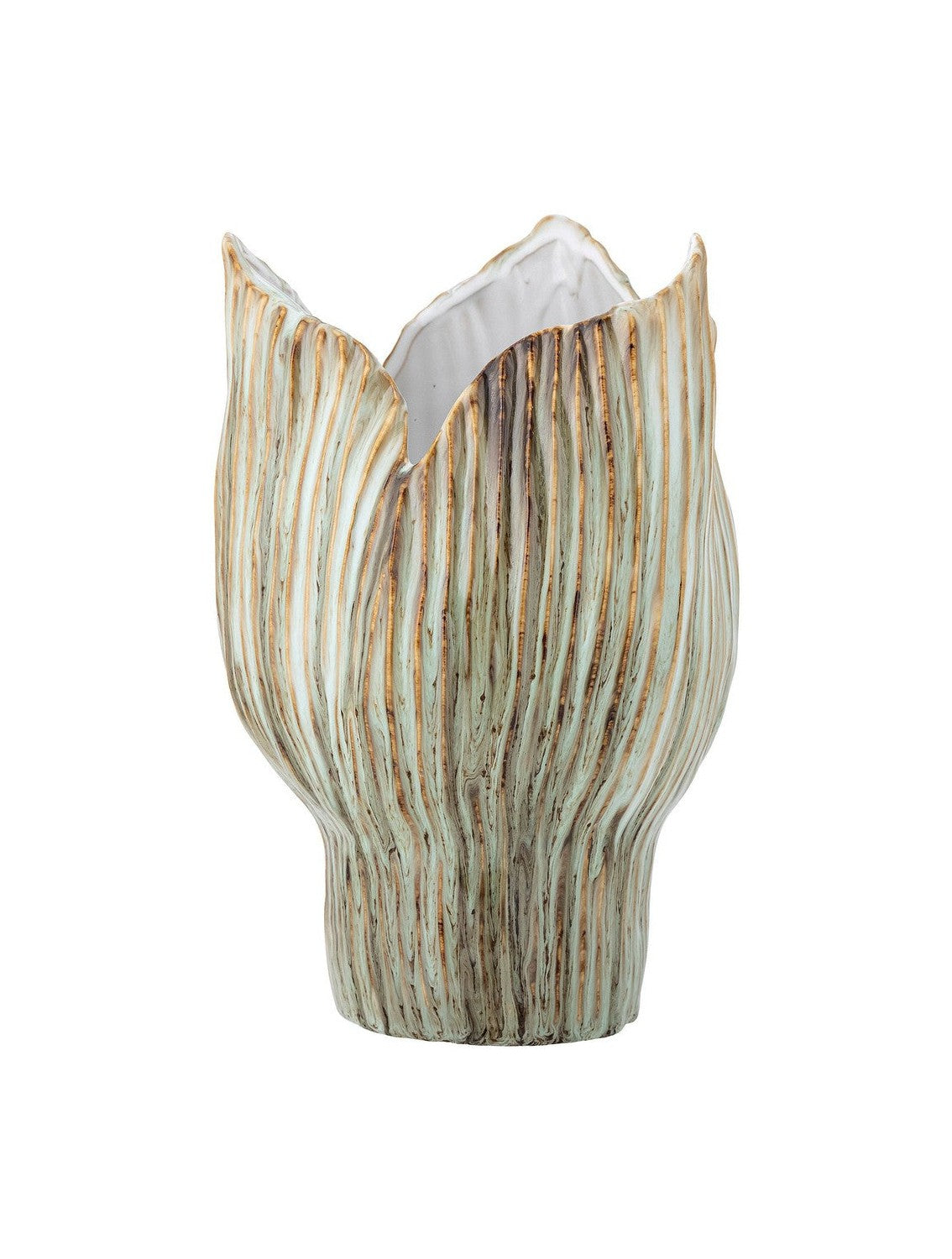 Bloomingville Mahira Vase, Green, Stoneware