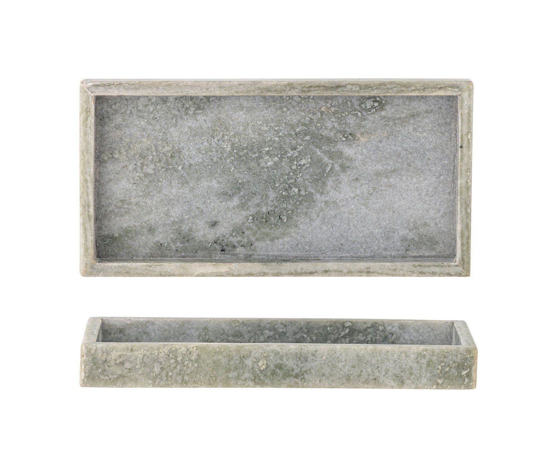 Bloomingville Majsa Tray, Green, Marble