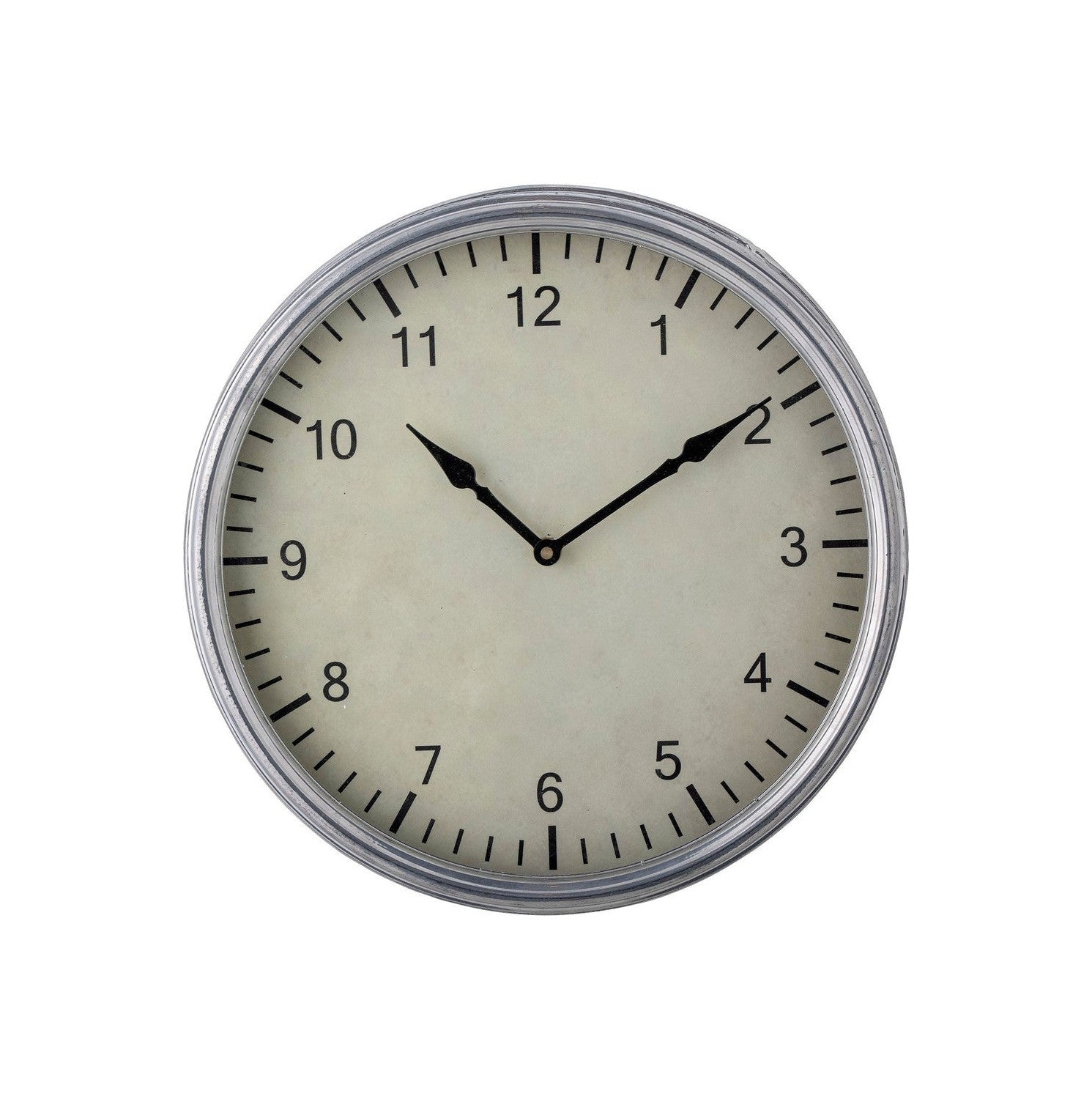 Bloomingville Mehdi Wall Clock, Silver, Metal