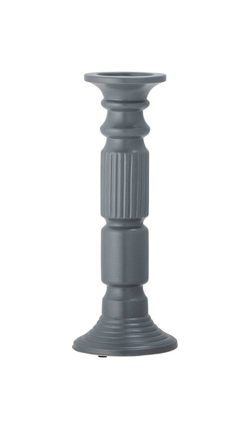 Bloomingville Millas Candle Holder, Grey, Ceramic