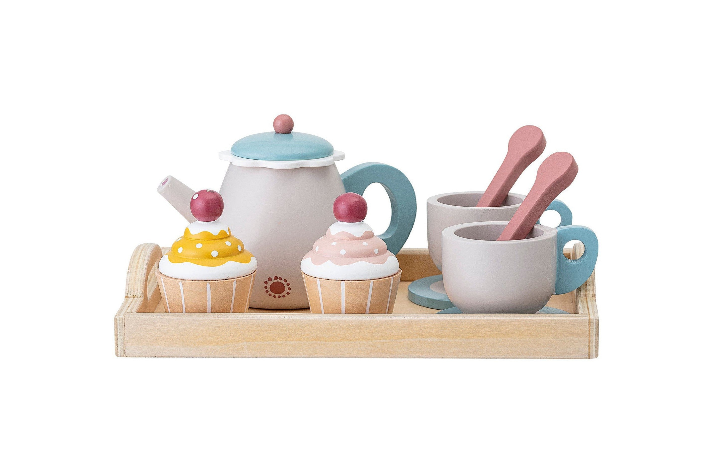 Bloomingville MINI Gentrim Play Set, Food, Grey, FSC®100% Plywood