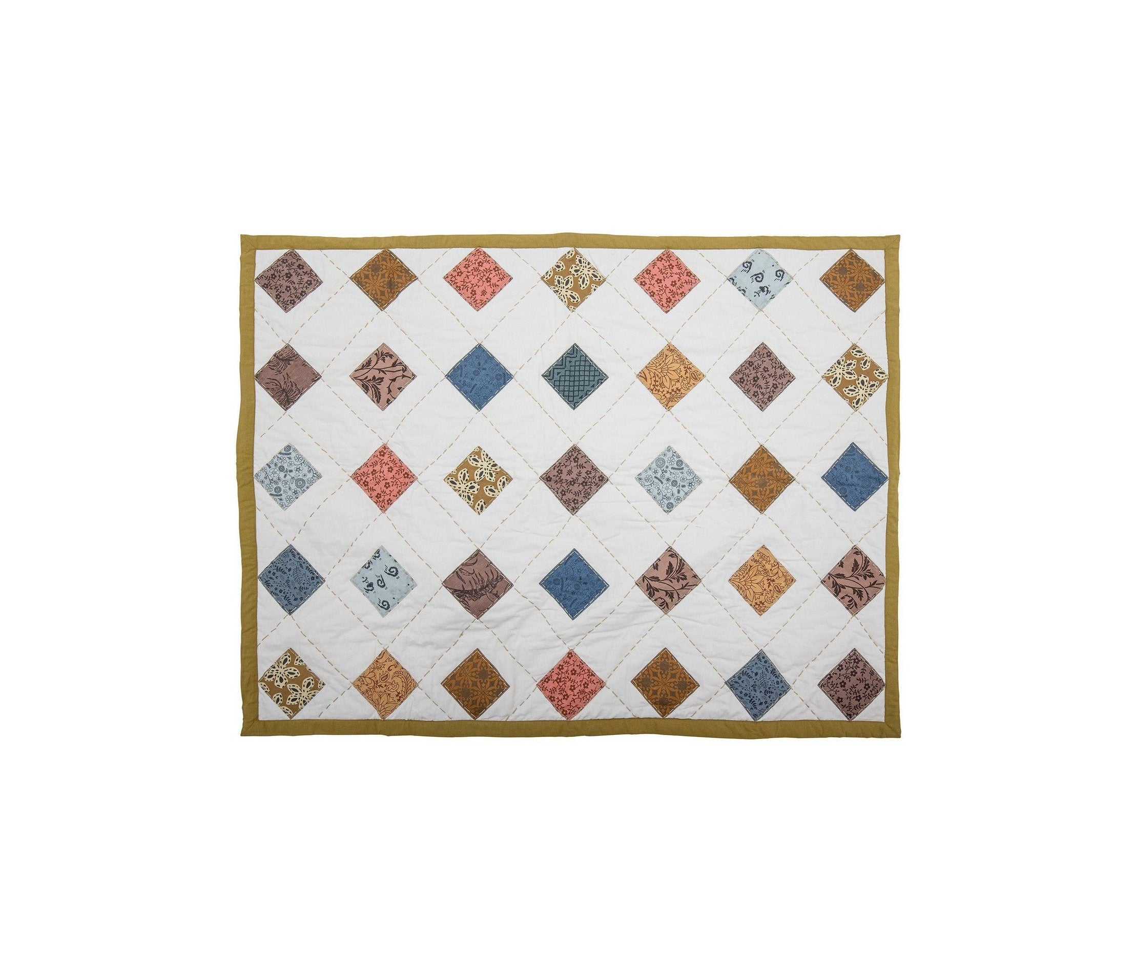 Bloomingville MINI Melua Quilt, Nature, Cotton