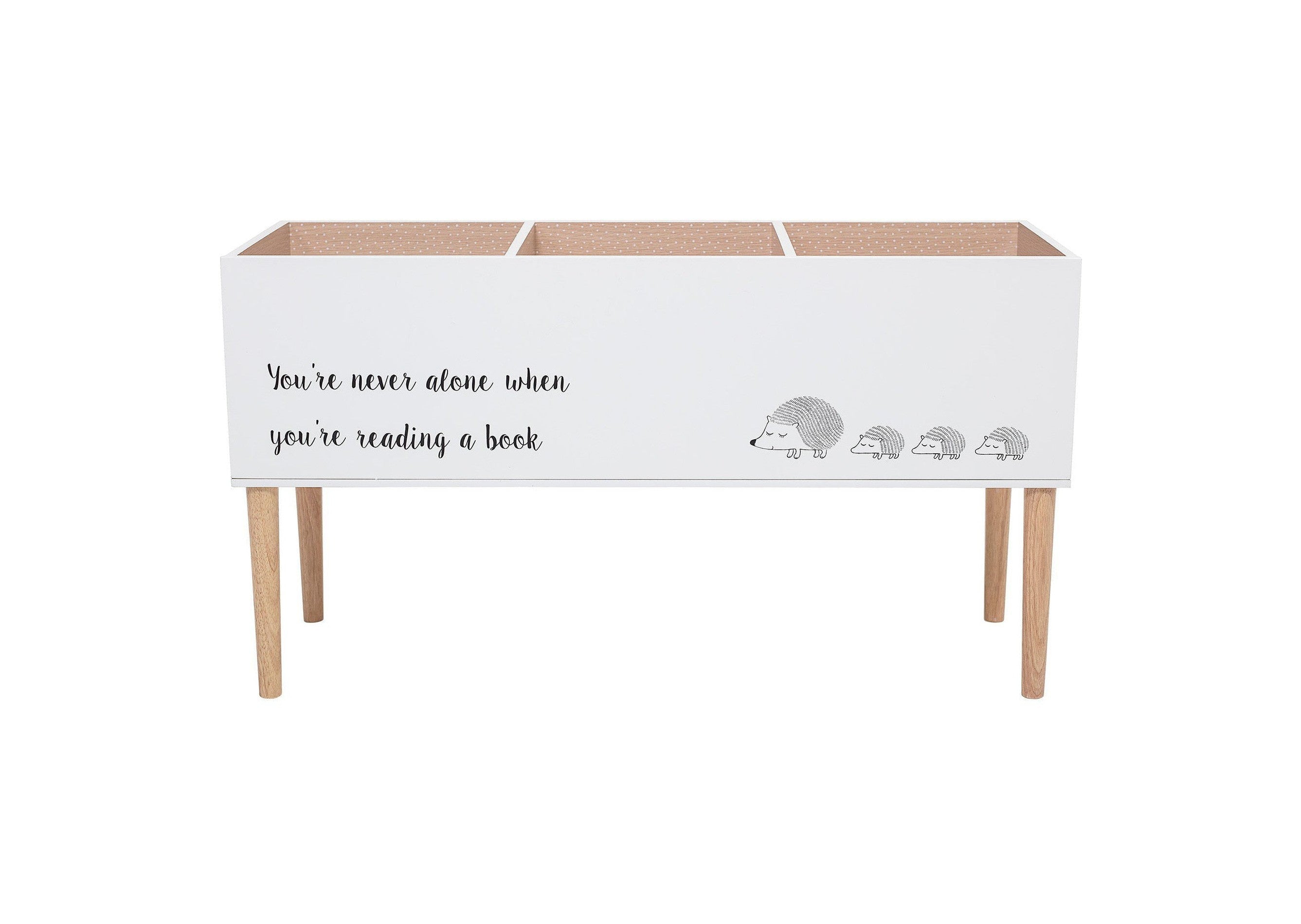 Bloomingville MINI Salam Book Stand, White, MDF