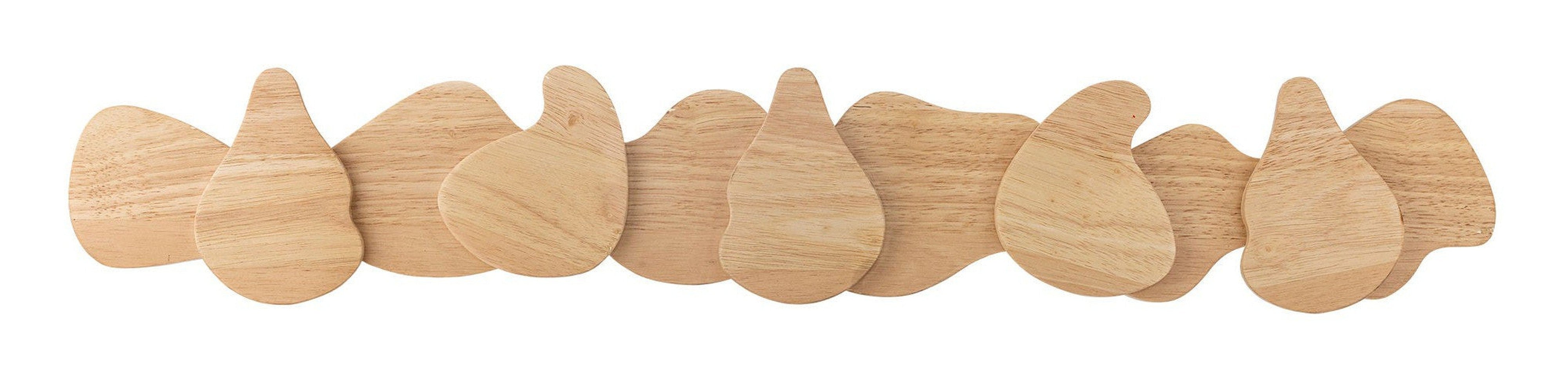 Bloomingville Ross Coat Rack, Nature, Rubberwood