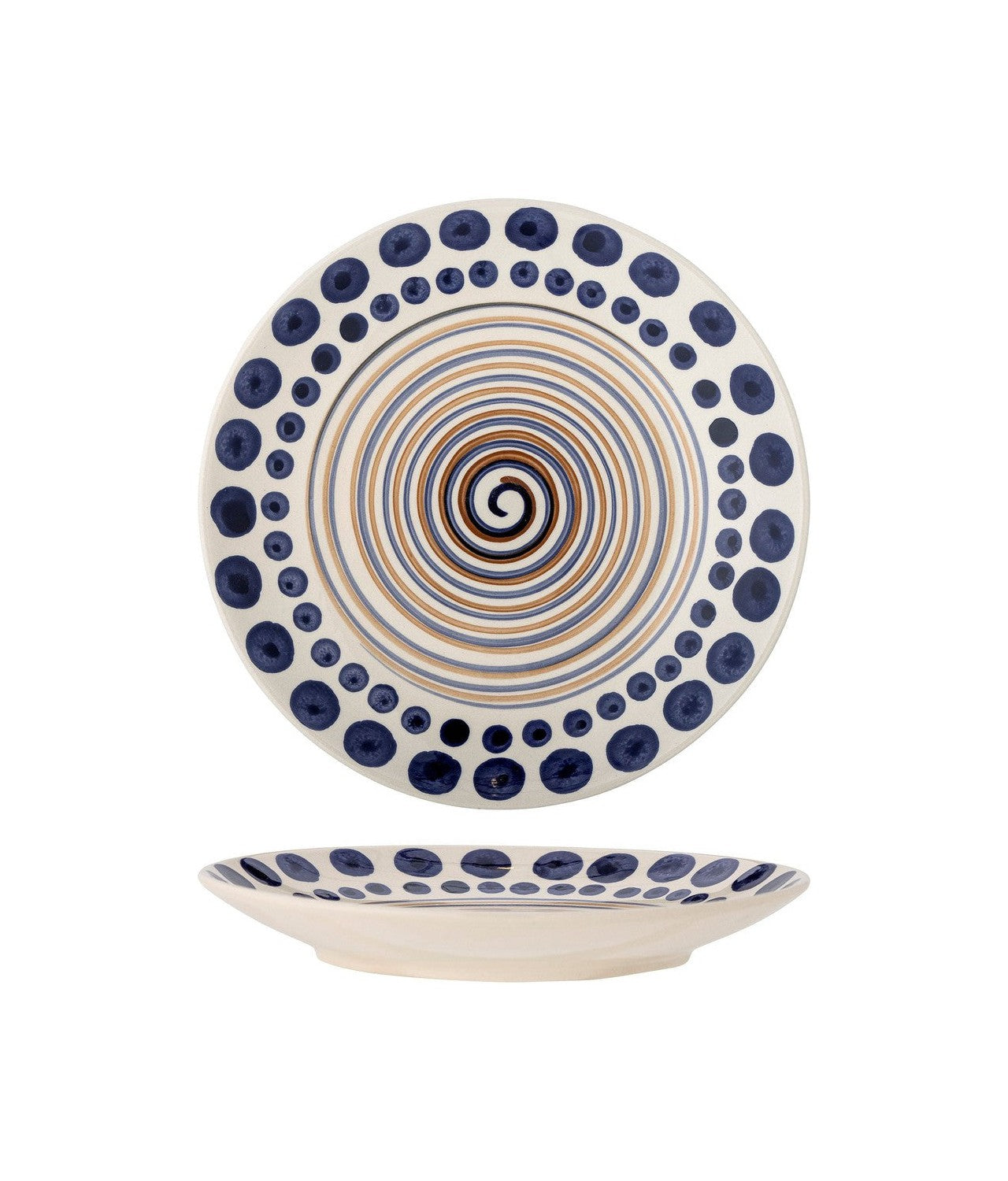 Bloomingville Shama Plate, Orange, Stoneware