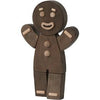 Boyhood Figure en bois de l'homme en pain d'épice, chêne taché, grand