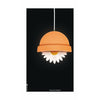 brainchild Flowerpot Classic Poster sans cadre A5, fond noir