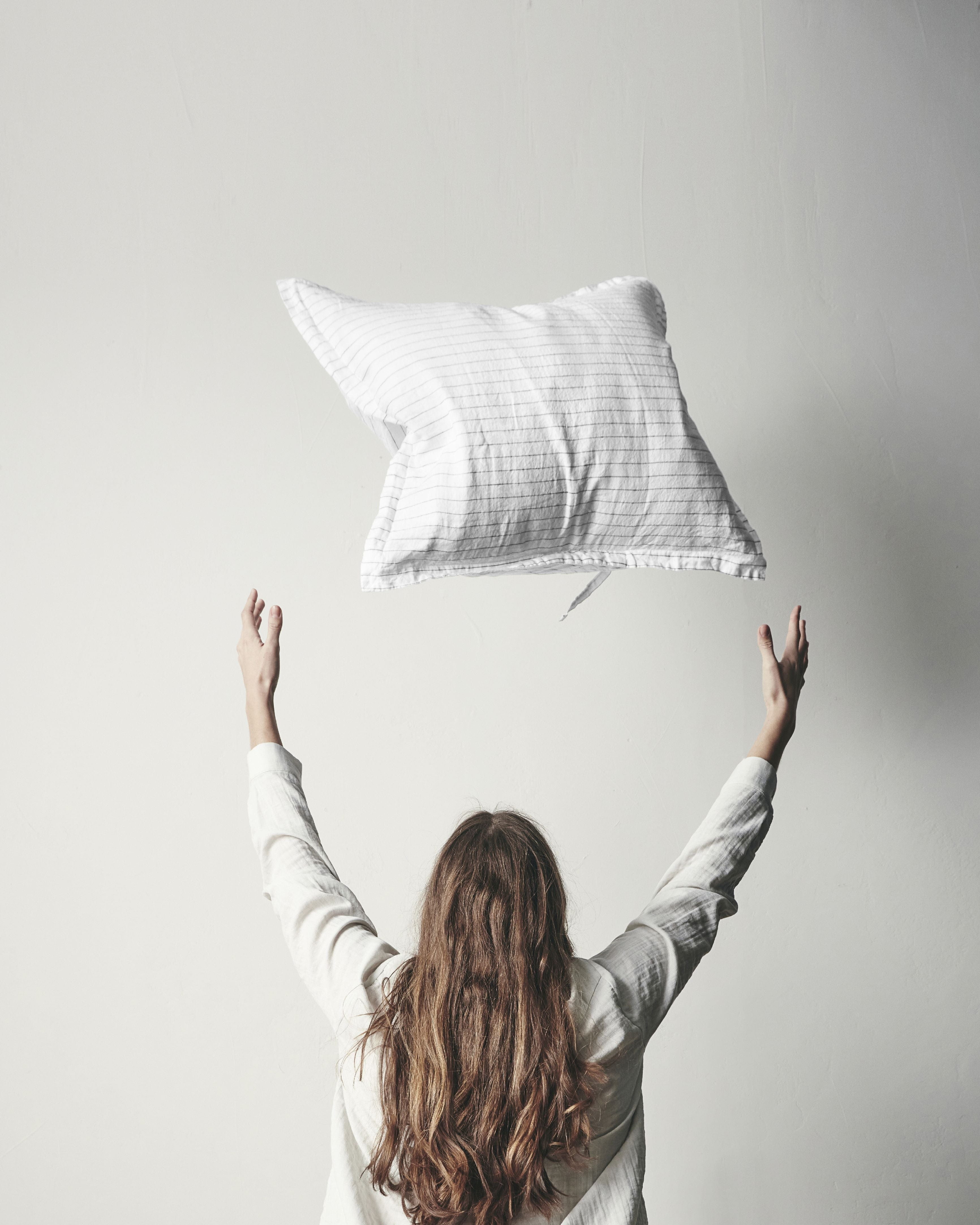 By Nord Dagny Pillowcase 70x50 Cm, Snow With Coal