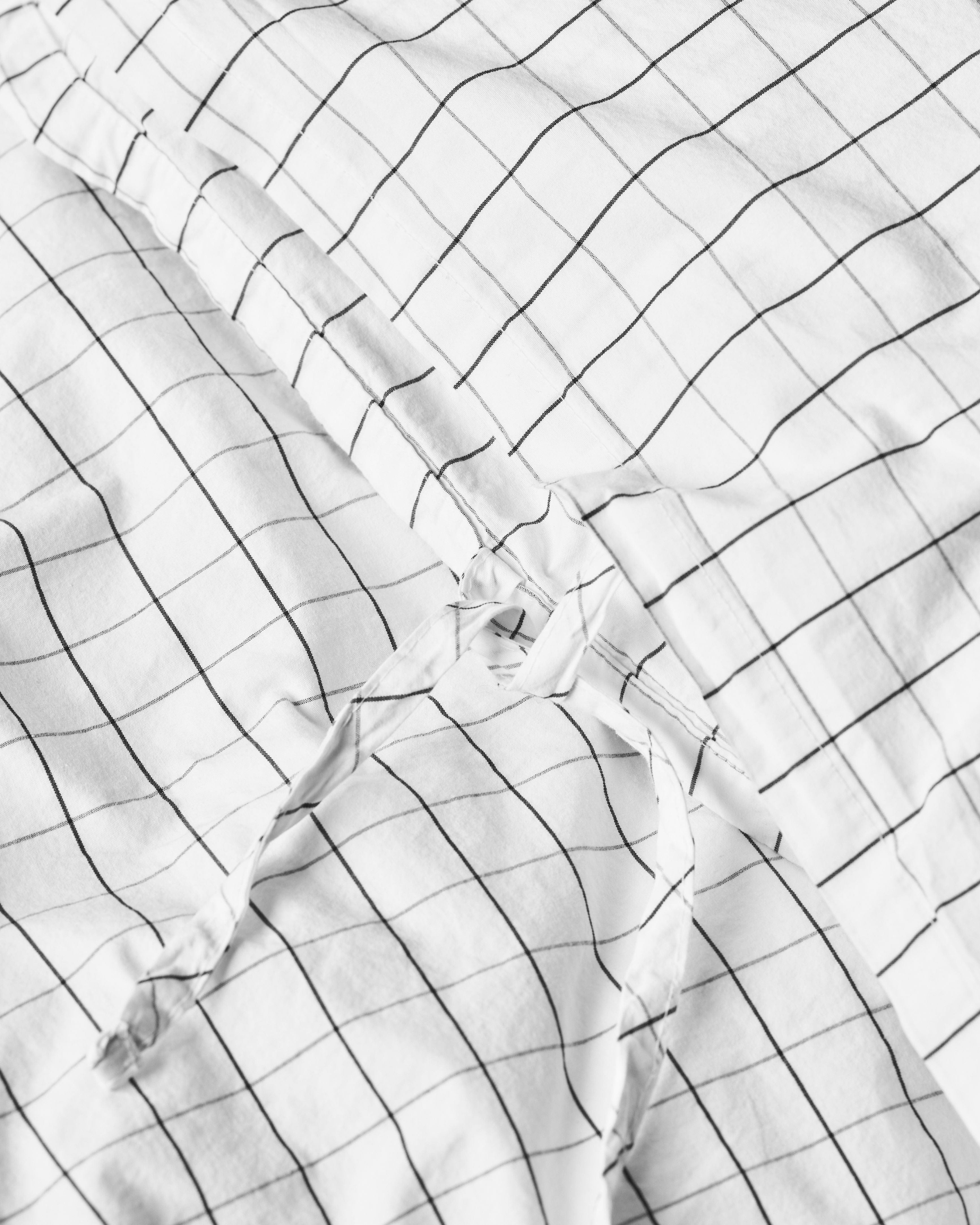 By Nord Erika Bed Linen Set 220x140 Cm, Snow With Coal