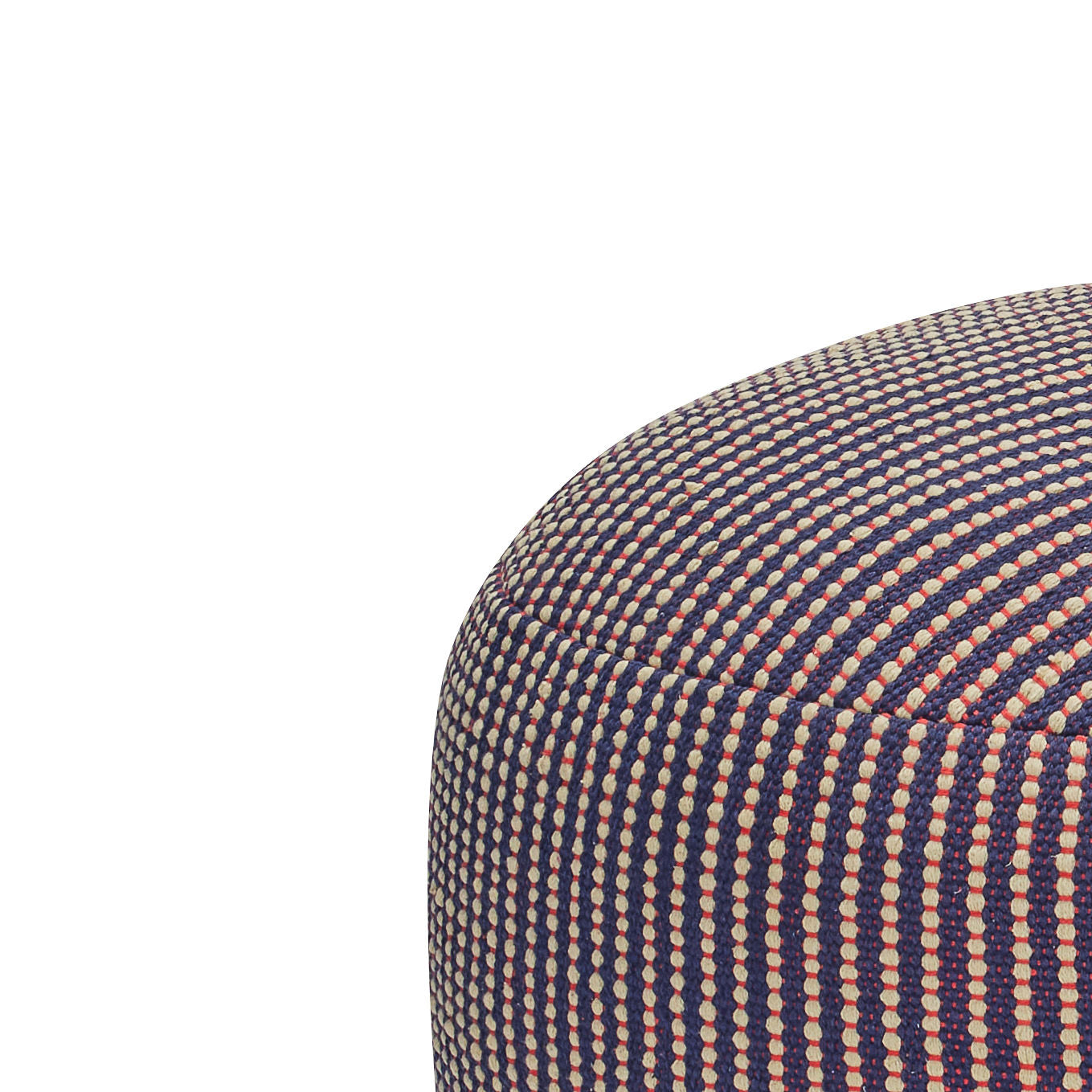 Hübsch Mochi Pouffe Blue/Multicolour