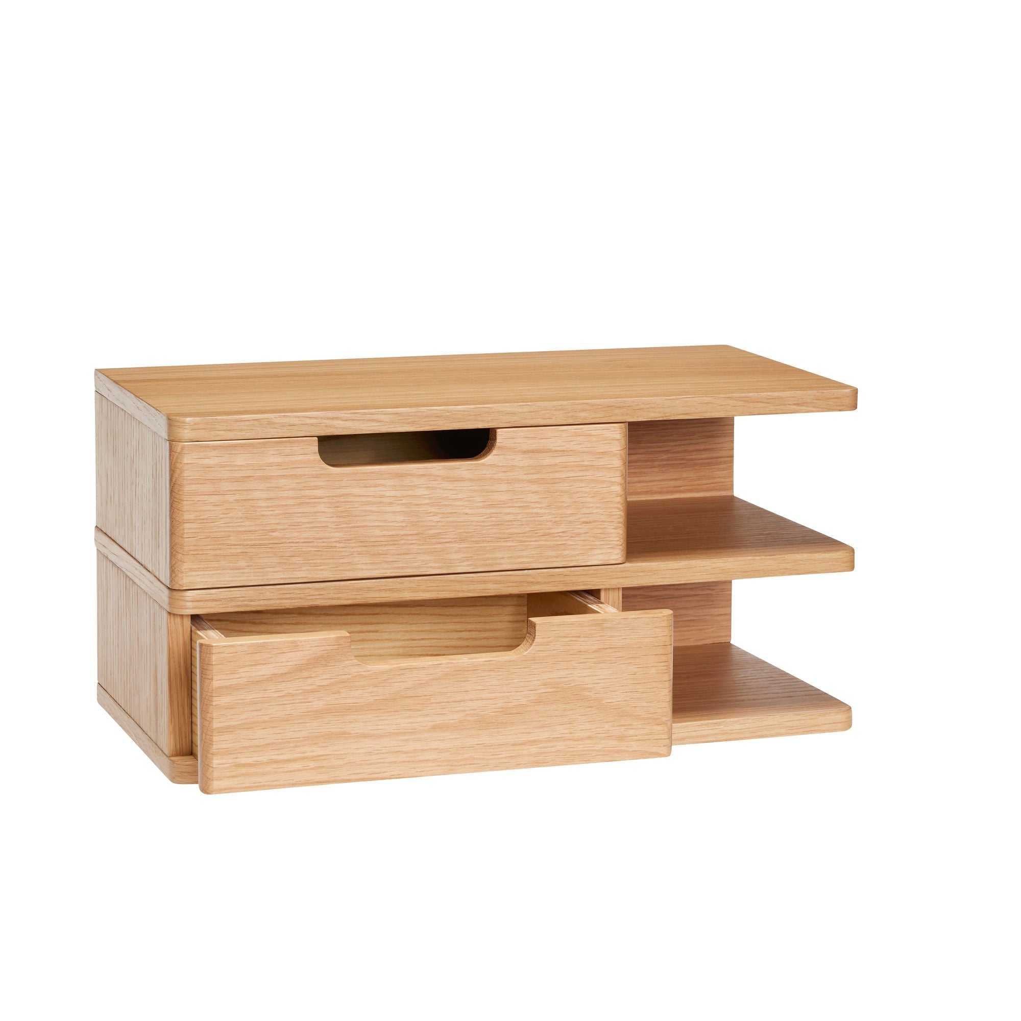 Hübsch Open Wall Shelf/Bedside Table Natural