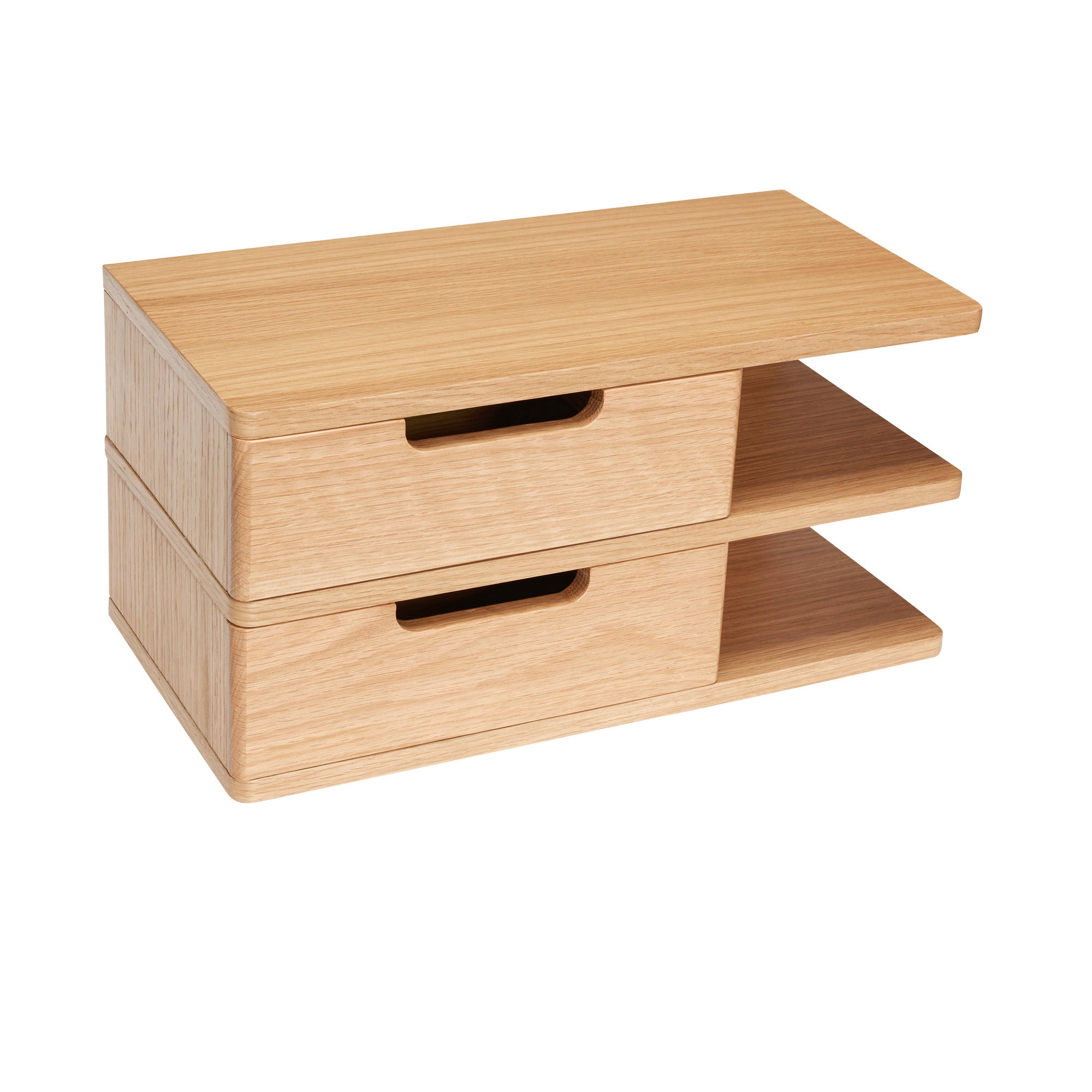 Hübsch Open Wall Shelf/Bedside Table Natural