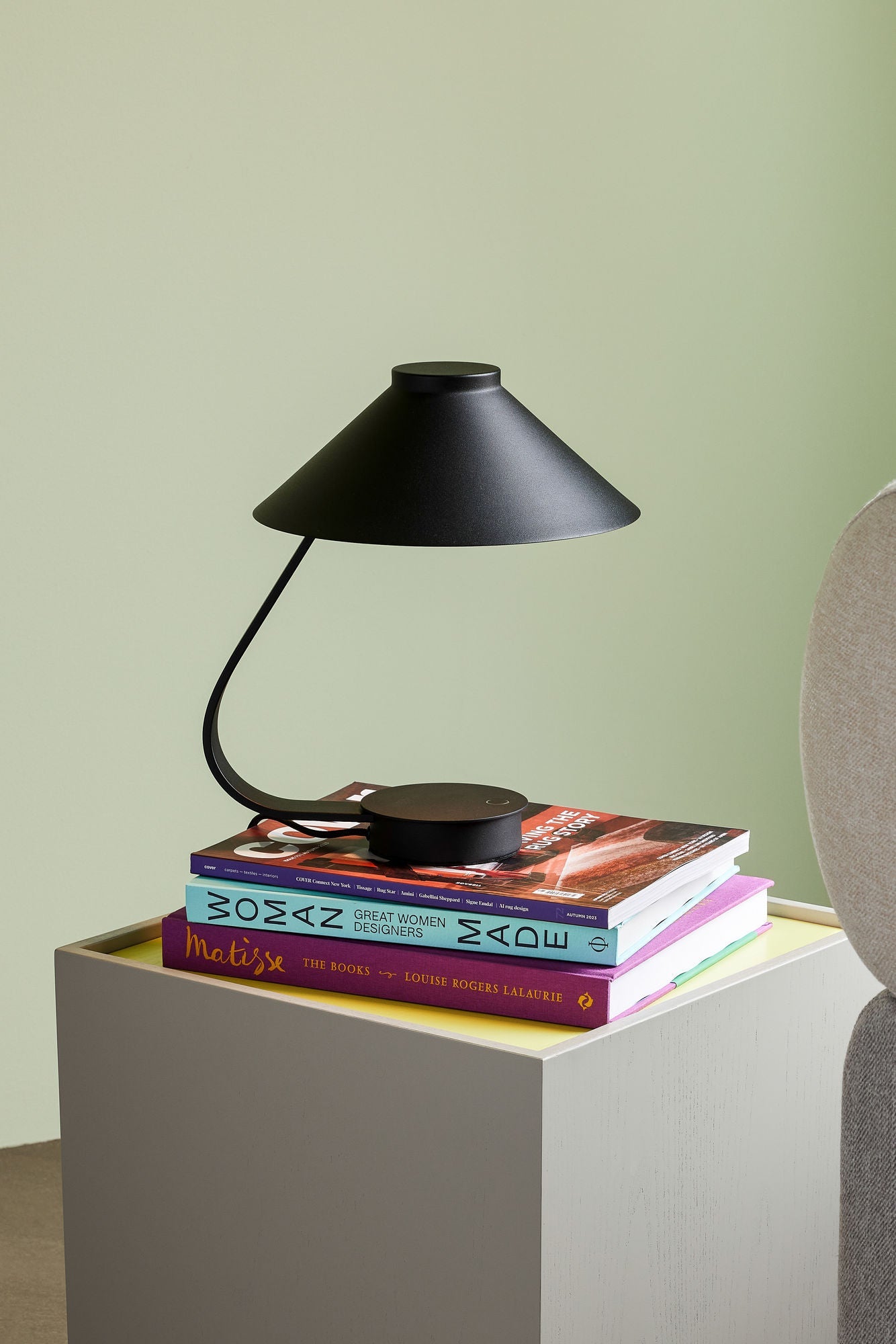 Hübsch Muri Table Lamp Black