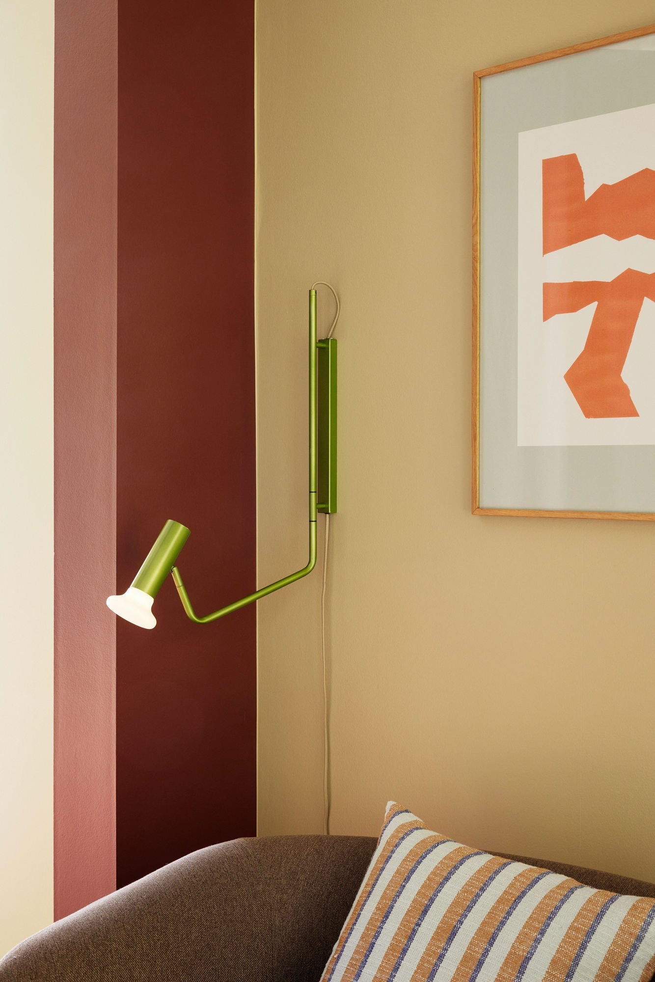 Hübsch Wally Wall Light Green