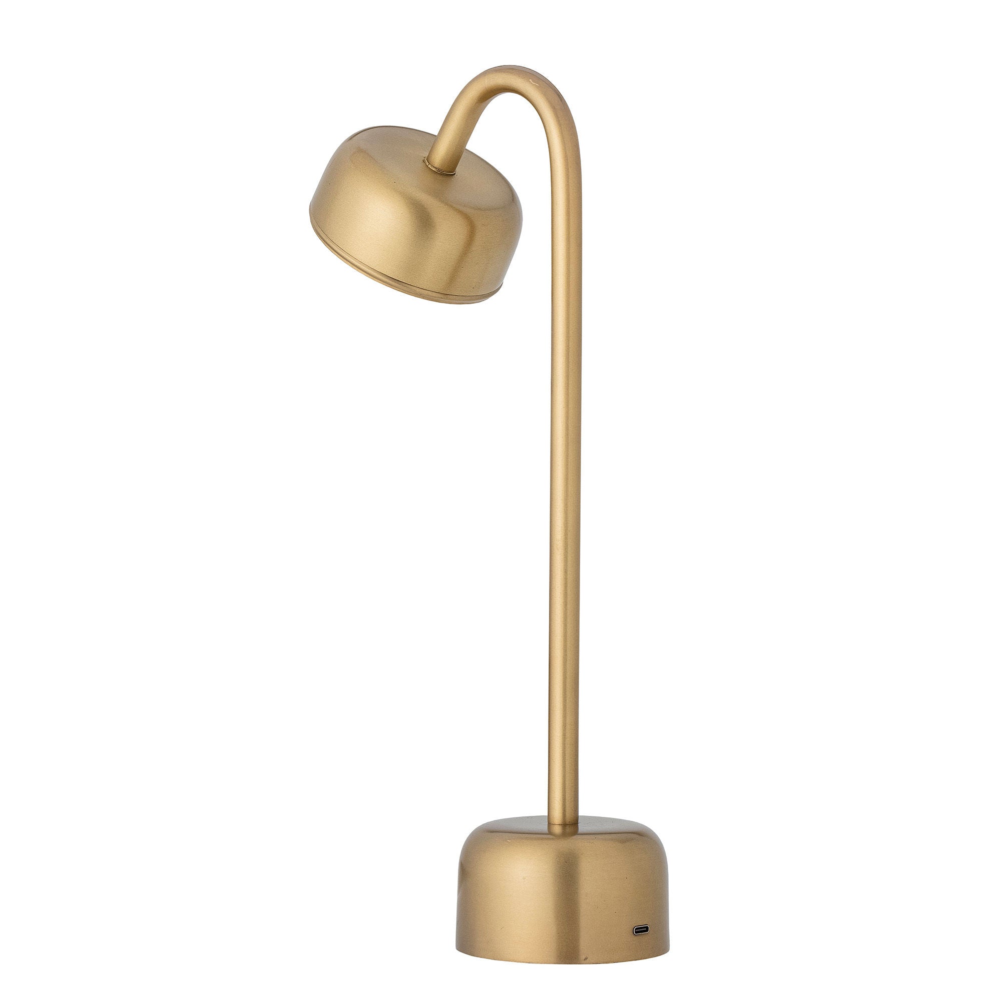 Bloomingville Nico Portable Lampe, Rechargeable, Brass, Metal