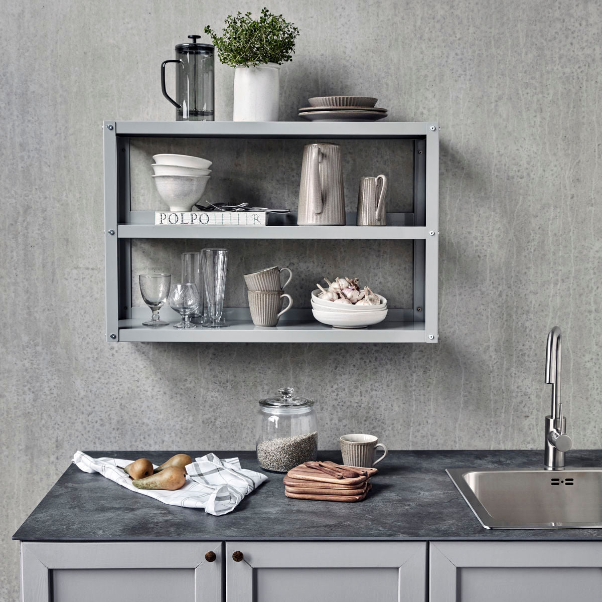 House Doctor Shelving unit, HDUse, Light grey