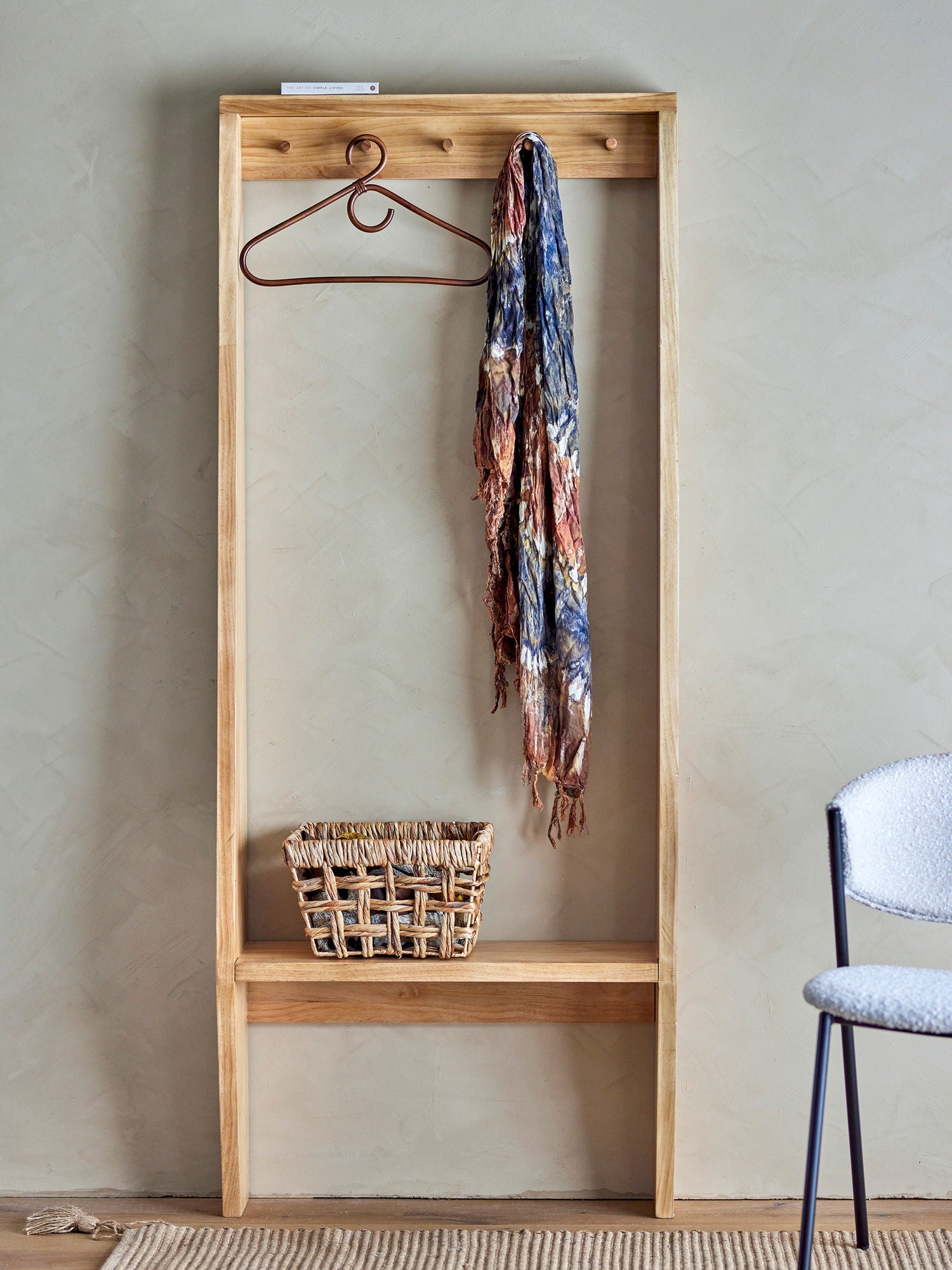 Bloomingville Vance Coat Rack, Nature, Pine