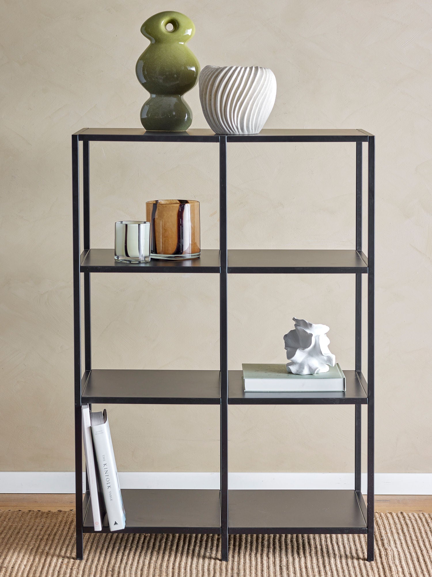 Bloomingville Valde Bookcase, Black, Metal