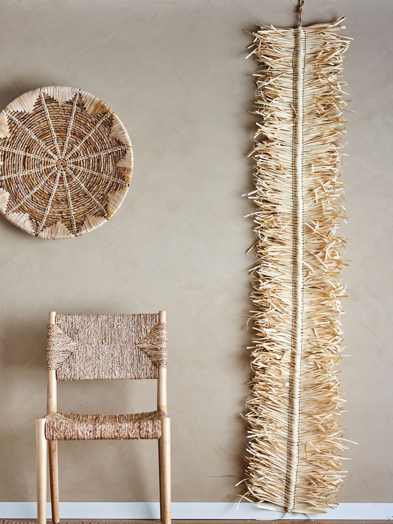 Bloomingville Toledo Wall Decor, Nature, Palm Leaf