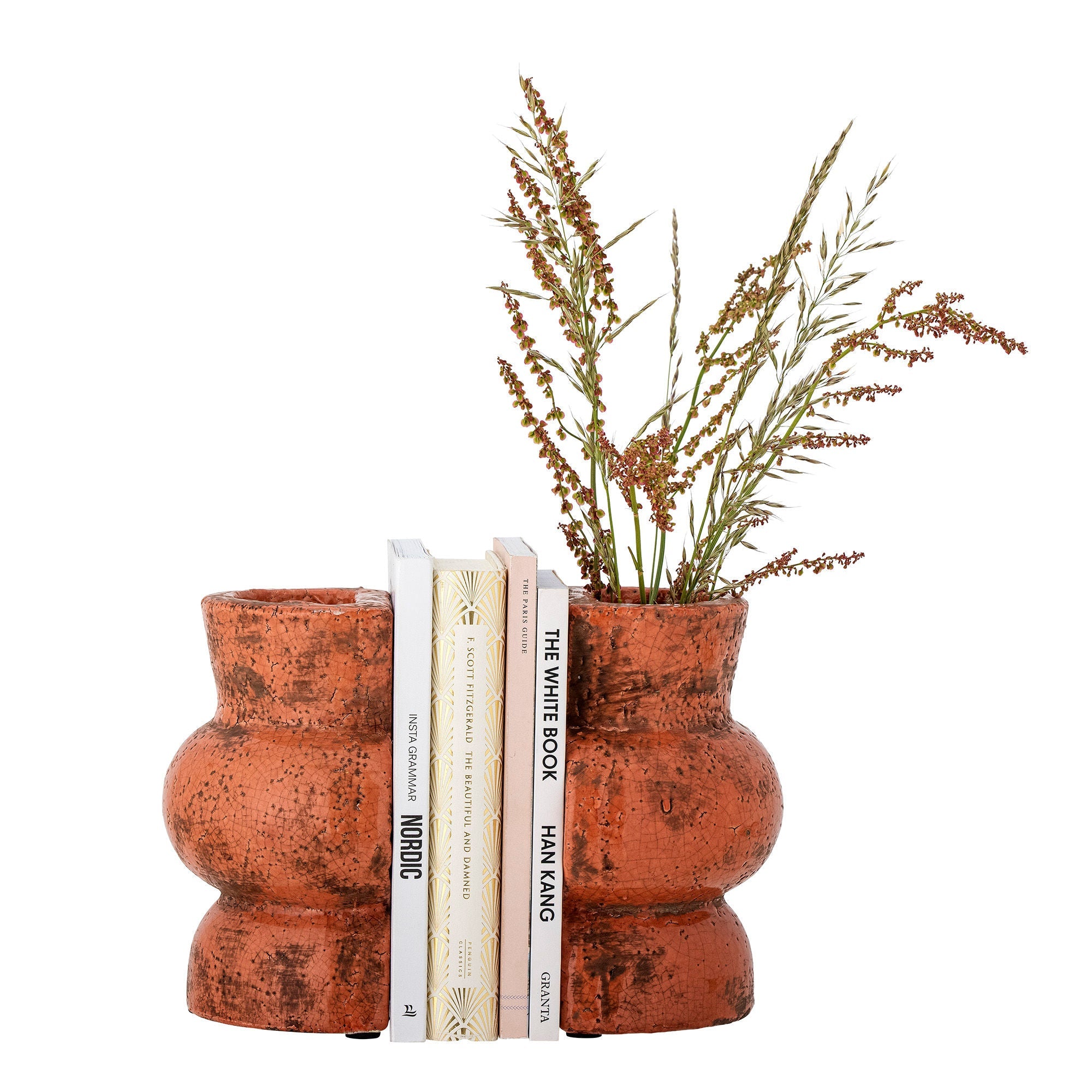 Creative Collection Maiza Bookend, Orange, Terracotta