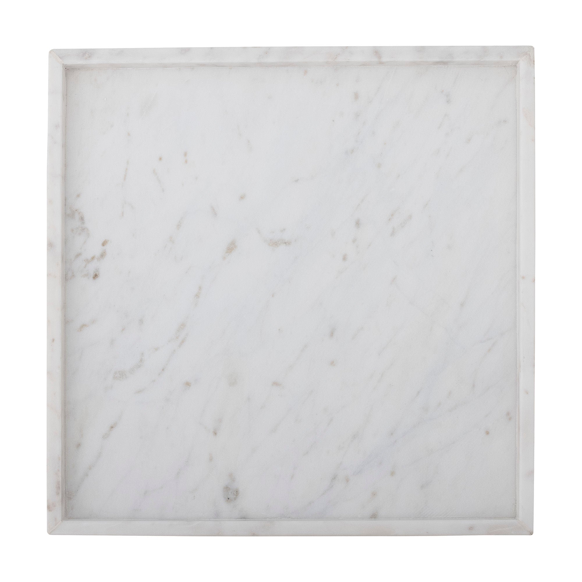 Bloomingville Majsa Tray, White, Marble