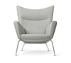 Carl Hansen Chaise d'aile CH445, acier / passion 13101