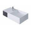 Copenhagen Bath Søndersø Basin de lavage droit, L80 cm