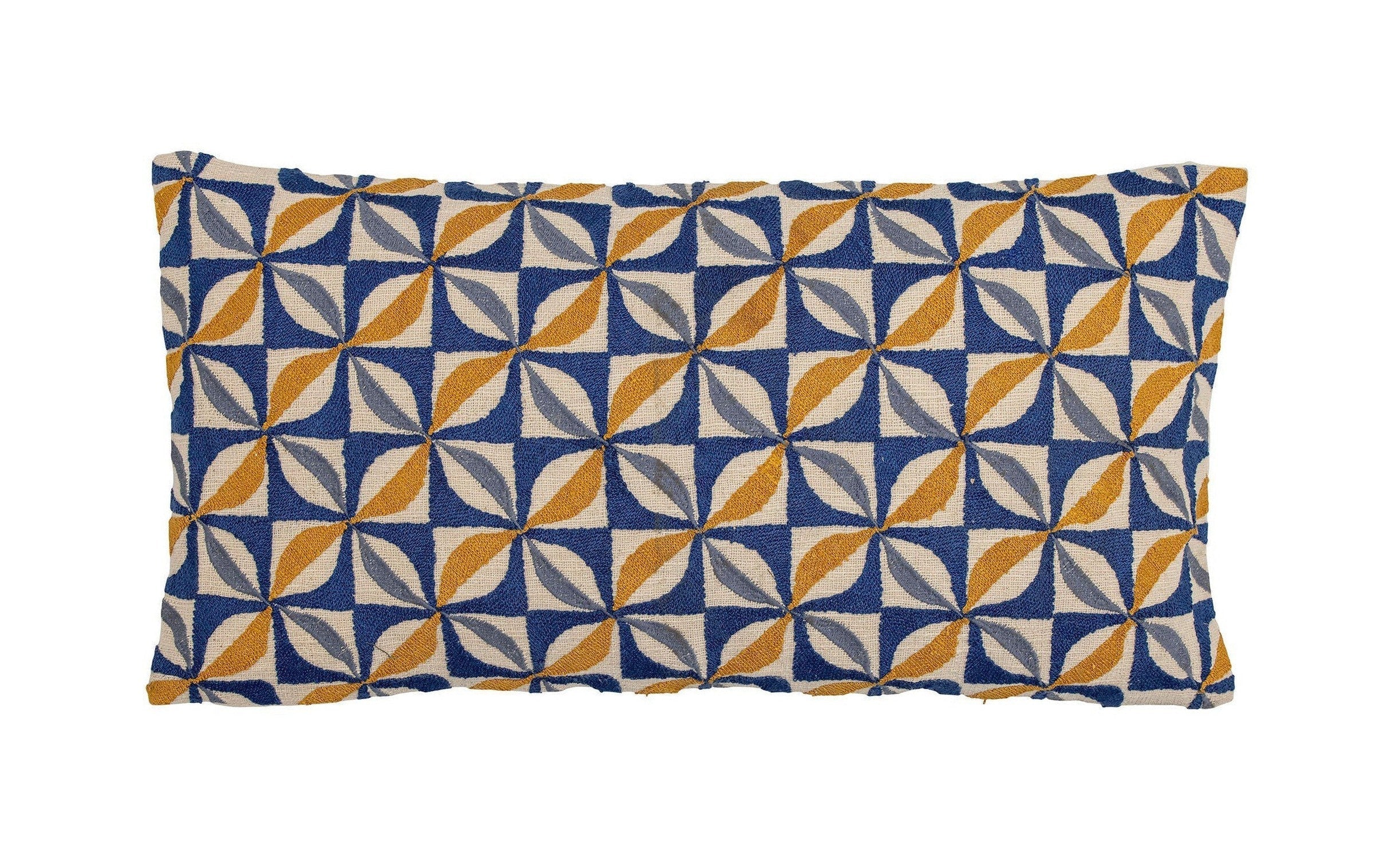 Creative Collection Calia Cushion, Blue, Cotton