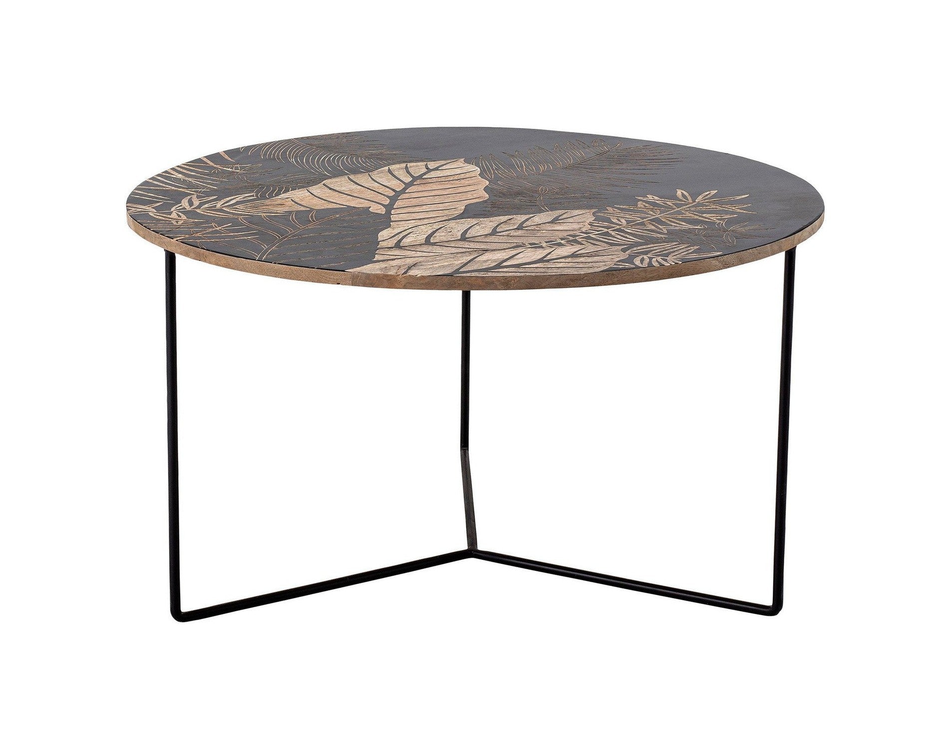 Creative Collection Lac Coffee Table, Black, Mango