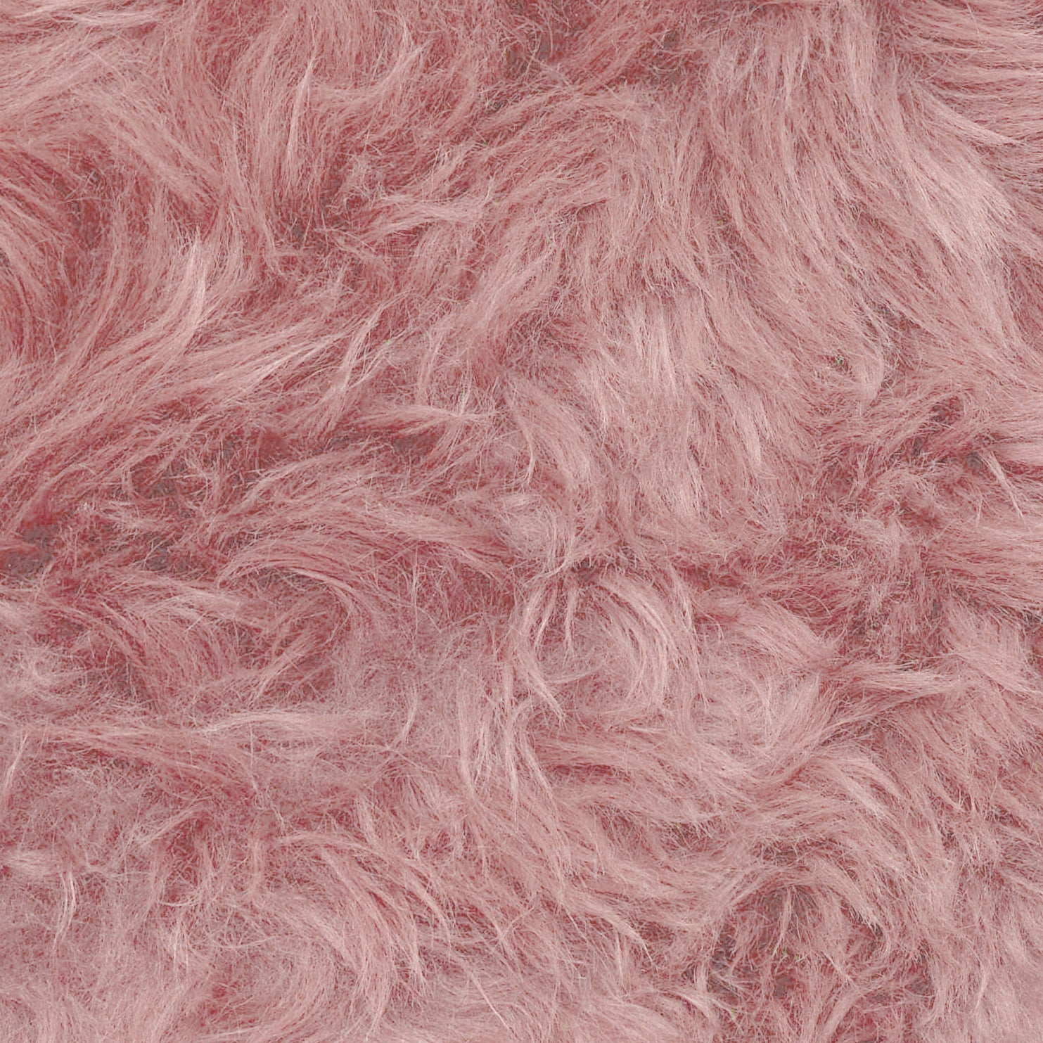 Pink genuine sheepskin chair pad | Round