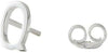 Design Letters Boucle d'oreille avec lettre, argent, q