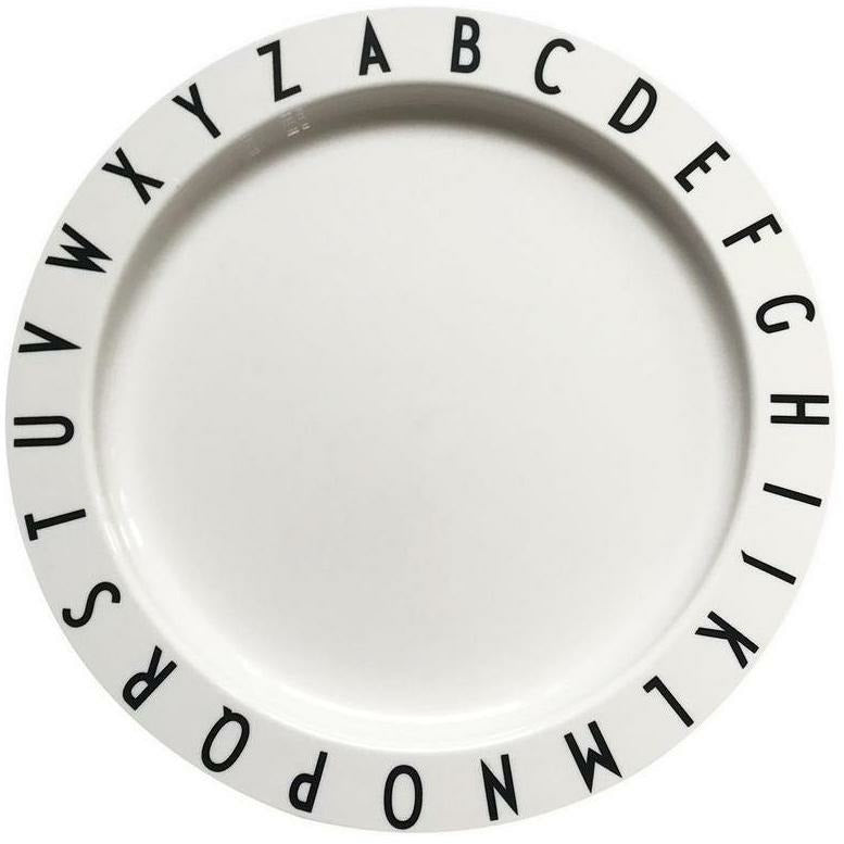 [product_category]-Design Letters Eat & Learn Plate Tritan, White-Design Letters-5710498974428-20103003WHITE-DES-1