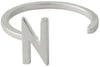 Design Letters Anneau de lettre A Z, 925 STERLING Silver, n